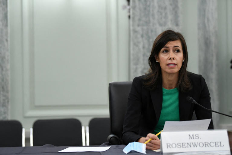 Jessica Rosenworcel, chairwoman of the Federal Communications Commission. Photo: Pool via Reuters