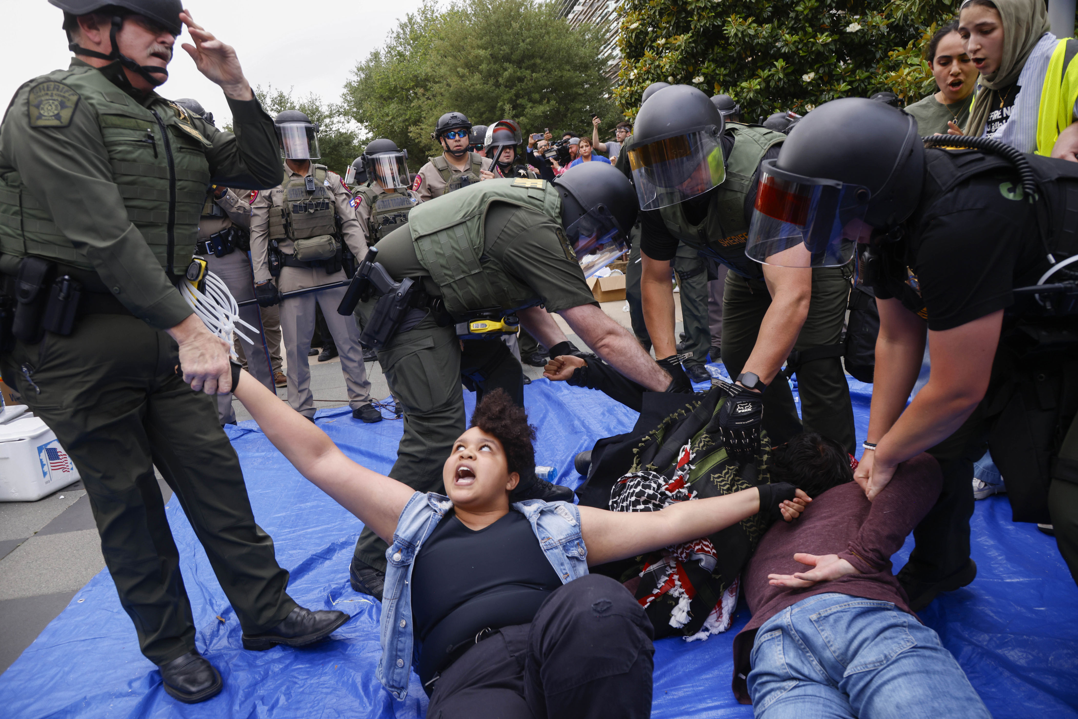 live updates: tensions mounting at ucla; arrests made at fordham as college protests spread