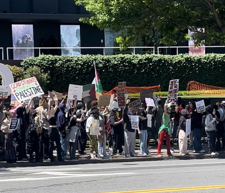 Protests at Emory University, SCAD continue in support of pro ...