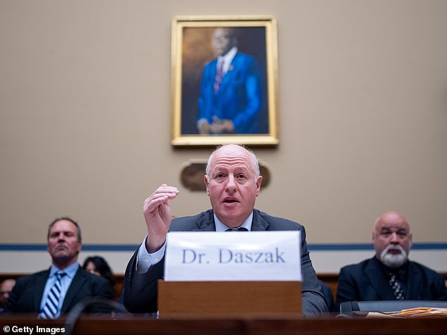 peter daszak testifies to house committee probing covid lab leak