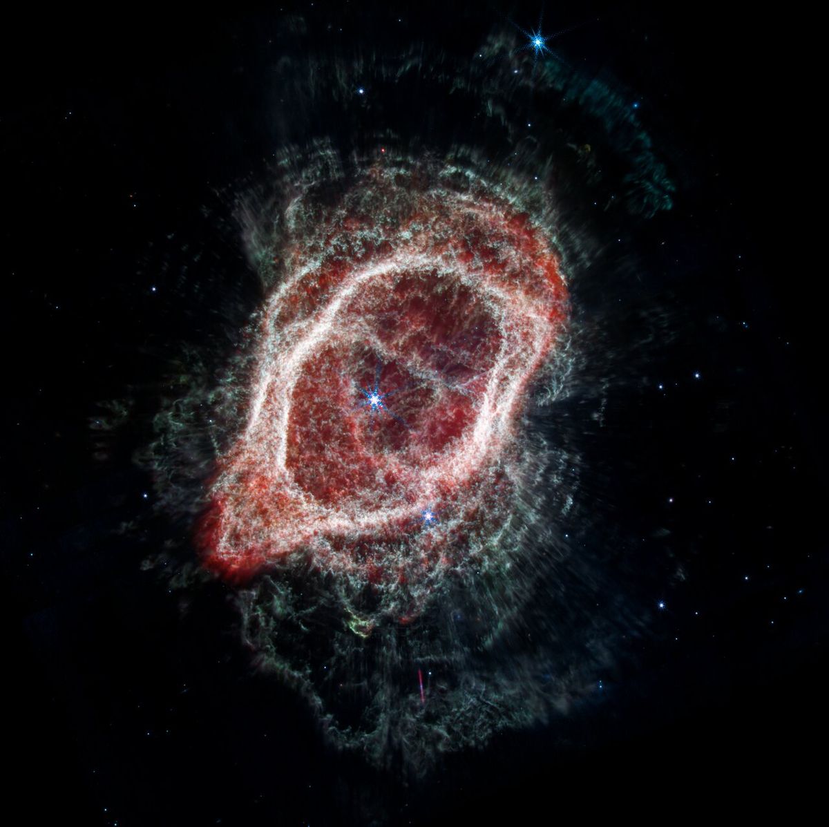 'we were amazed': scientists find hidden structure in nebula captured by james webb telescope