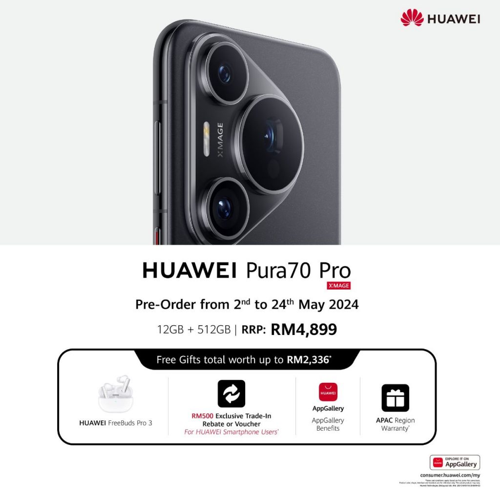huawei pura 70 malaysia: pre-orders now available, priced from rm3,699