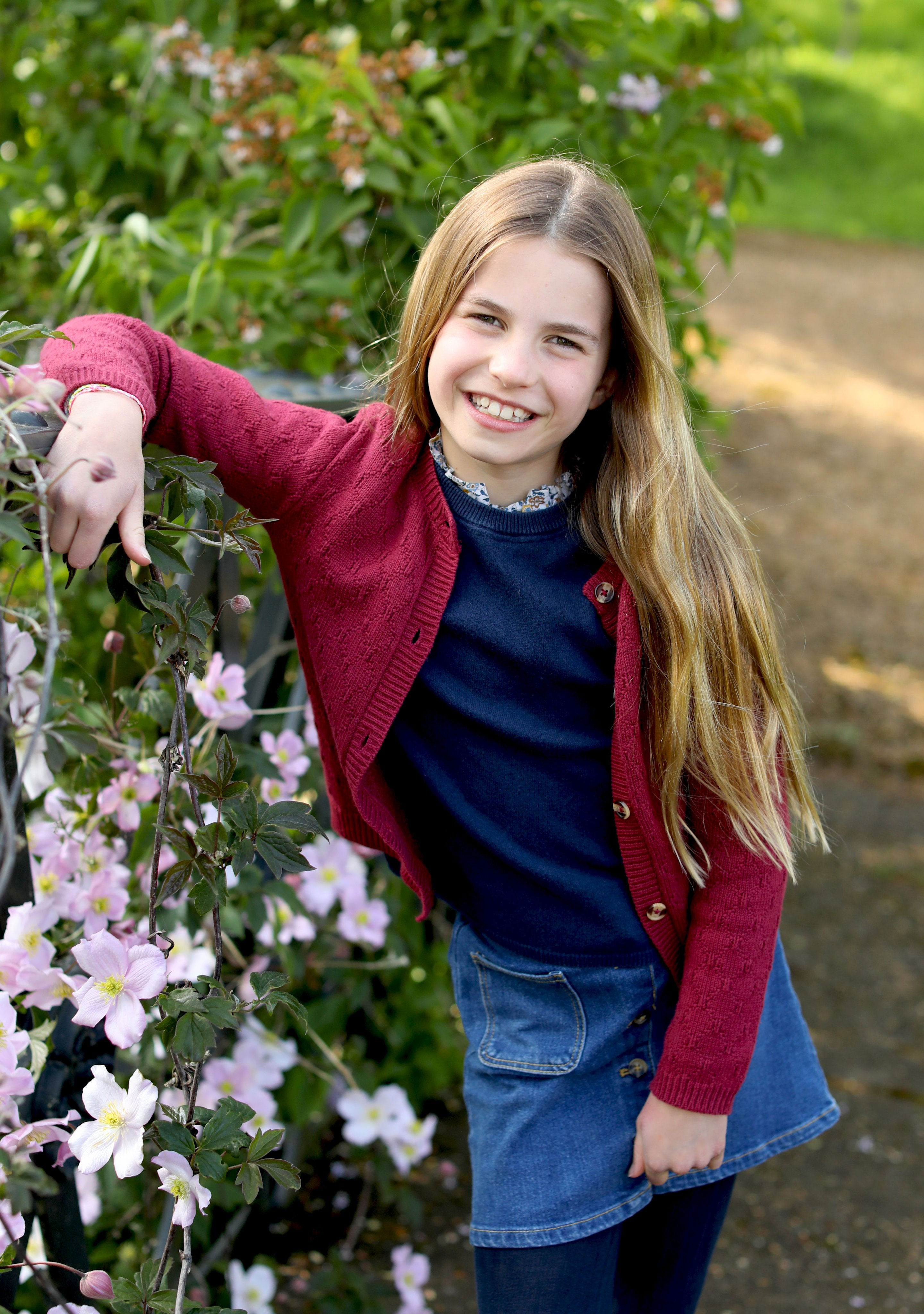 new photo of princess charlotte taken by kate shared to mark her ninth birthday