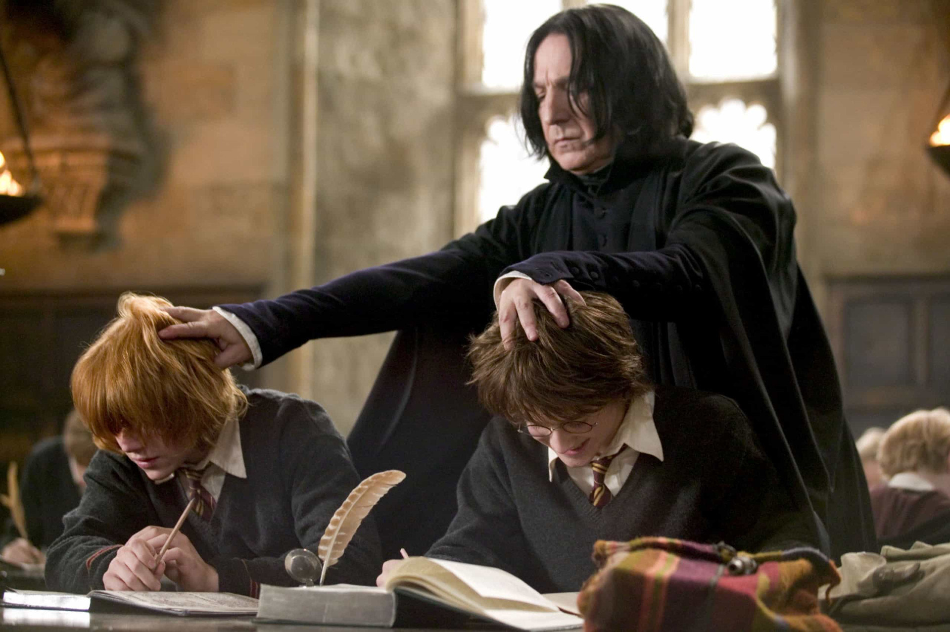 <p>Professor Snape was inspired by J.K. Rowling's old chemistry teacher. He taught at a school in Chepstow, Wales, where the author studied as a child.</p><p>You may also like:<a href="https://www.starsinsider.com/n/420114?utm_source=msn.com&utm_medium=display&utm_campaign=referral_description&utm_content=386265v16en-us"> Ask your partner these questions before getting married</a></p>