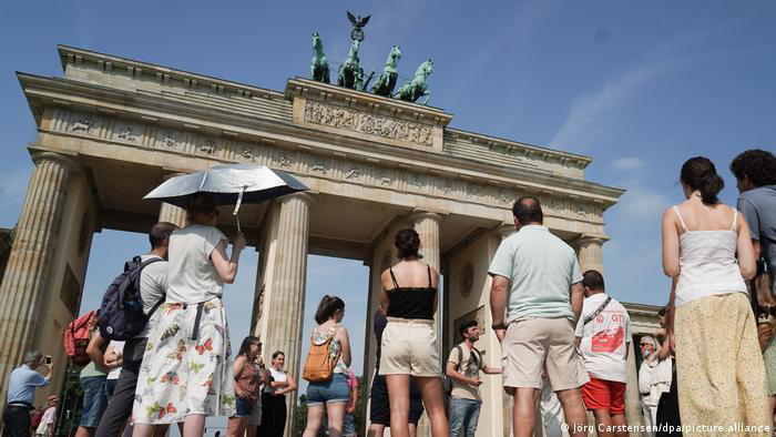 Brandenburg Gate is one of the most visited attractions in the German capital, Berlin