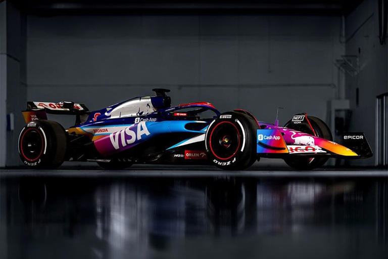 RB reveals “chameleon” F1 Miami GP livery