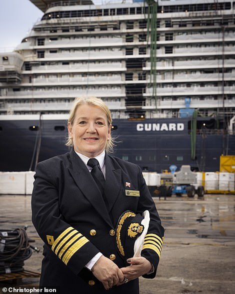 queens of the high seas: cunard's latest £500m liner queen anne arrives in southampton ahead of first cruise - and she will be helmed by legendary firm's first female captain