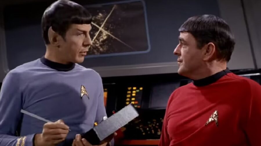 <p>Next time you watch an episode of Star Trek: The Original Series, you should pay attention to who doesn’t call James Doohan’s character “Scotty.” This nickname was used by almost all of his fellow crew except for the Vulcan Spock, who invariably referred to the engineer by his proper name, Montgomery Scott. It’s a really great character detail for the alien, showcasing both his unfamiliarity with human nicknames and his formal bearing amid the highly emotional crew.</p>