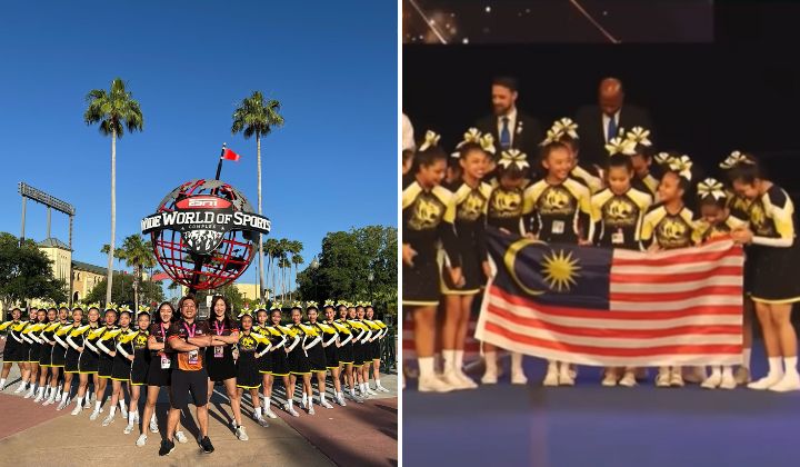 yay! team malaysia won gold at us cheerleading competition!