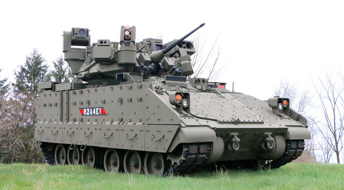 exército dos eua revela nova geração do veículo de combate bradley