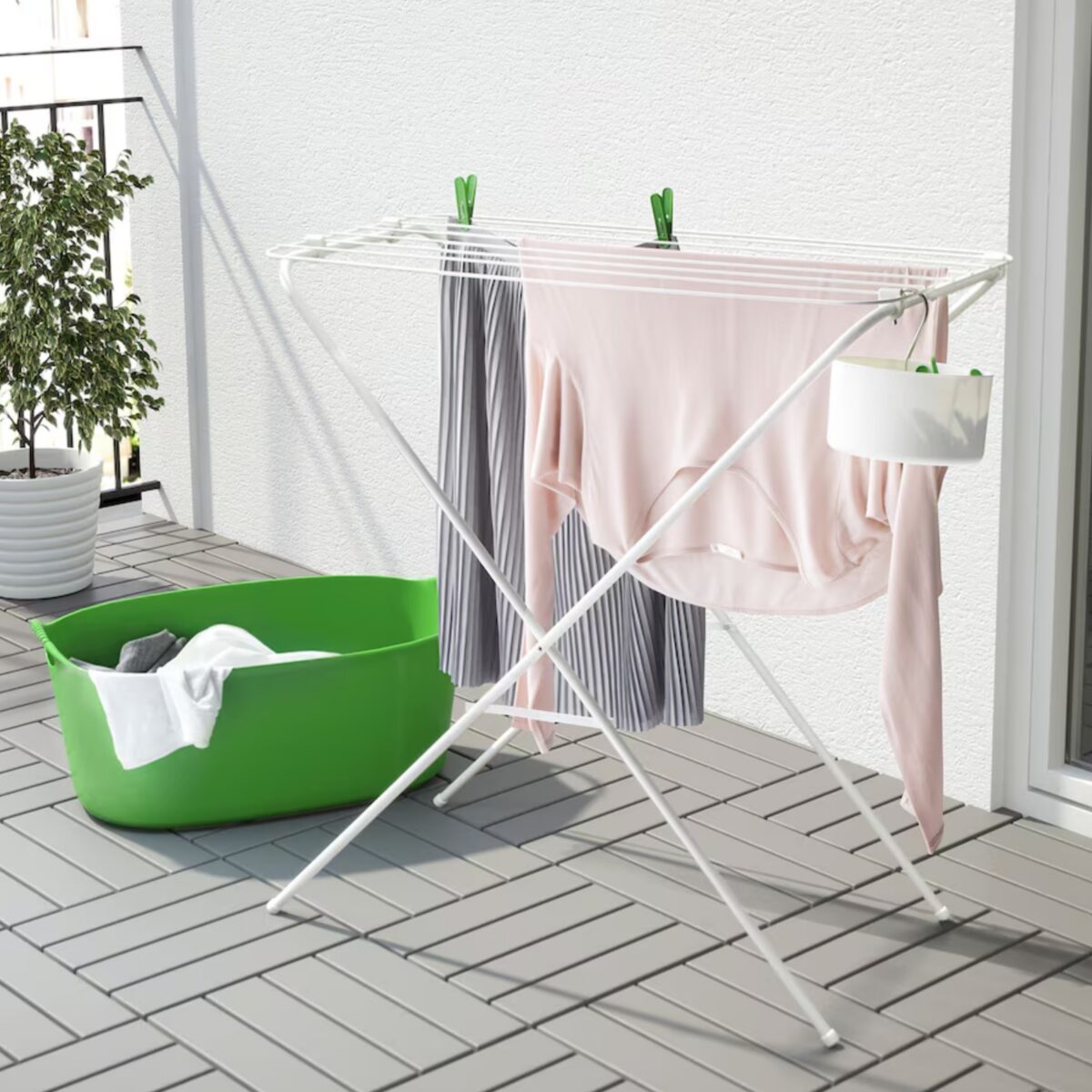 lavanderia in balcone: con ikea diventa più semplice
