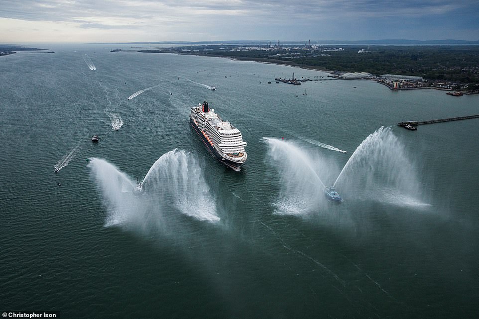 queens of the high seas: cunard's latest £500m liner queen anne arrives in southampton ahead of first cruise - and she will be helmed by legendary firm's first female captain