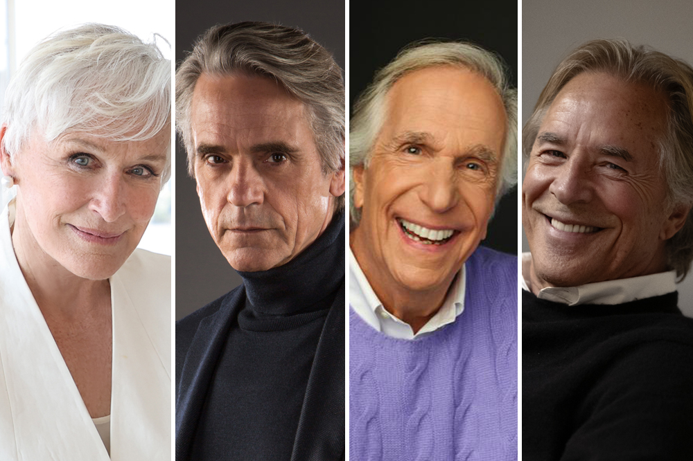 glenn close, jeremy irons, henry winkler and don johnson to lead simon curtis comedy ‘encore'