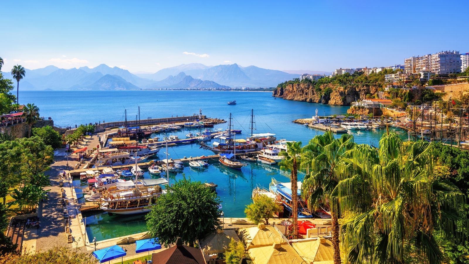 <p><span>Antalya, Turkey, is a </span><span>famous</span><span> vacation resort city on the Mediterranean coast. It’s known for its beautiful beaches, historic city center, and vibrant local culture. It is also popular with people wanting to explore the area by chartered yacht for a fraction of the price of the nearby Greek Islands. Lara Beach enjoys luxury hotels and bars, making this an excellent</span><span> base to charter a yacht. Charter fees range from $270 per day out of shoulder season and $540 in peak. More luxurious yachts are more expensive, with the price increasing the more significant</span><span> the size and number of modern features. </span></p>