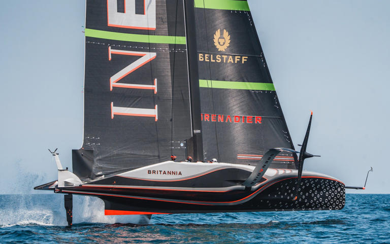 Code-named RB3, Sir Ben Ainslie's America's Cup challenger is finally out on the water - Cameron Gregory