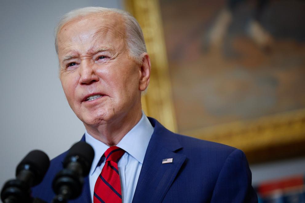 'violent protest is not protected,' biden says of college campus unrest