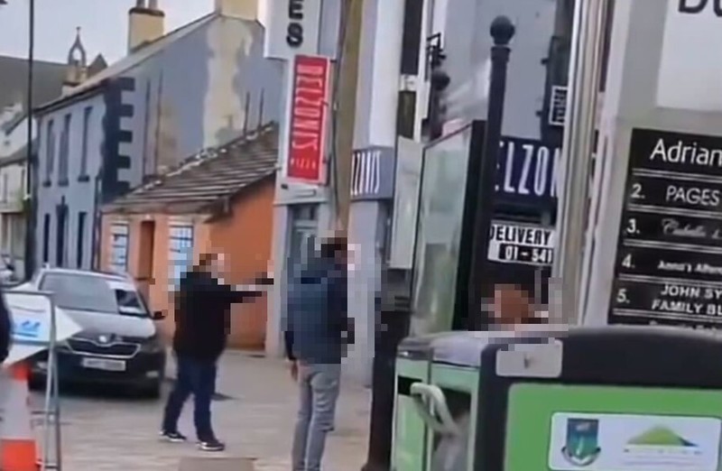 gardaí investigating video showing migrant men being told to leave newtownmountkennedy