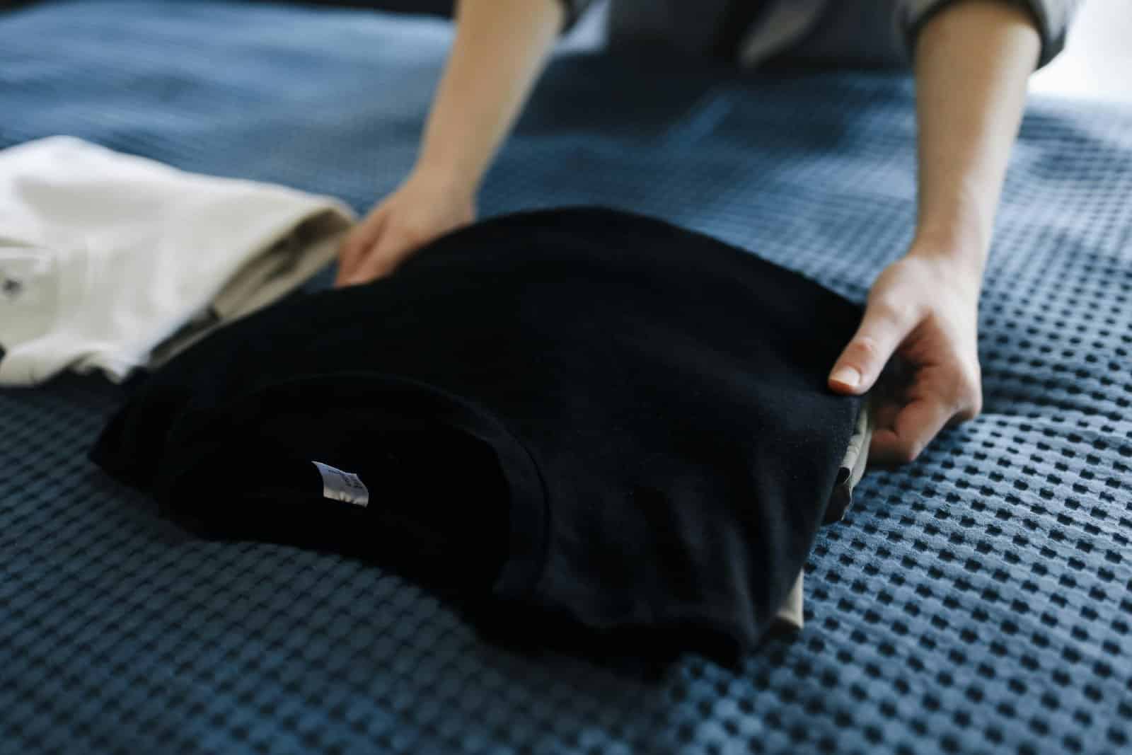 <p class="wp-caption-text">Image Credit: Pexels / Polina Tankilevitch</p>  <p>Rolling your clothes instead of folding them not only saves space but also reduces wrinkles. Tightly rolled clothes take up less room and can be easily slotted into gaps in your suitcase.</p>