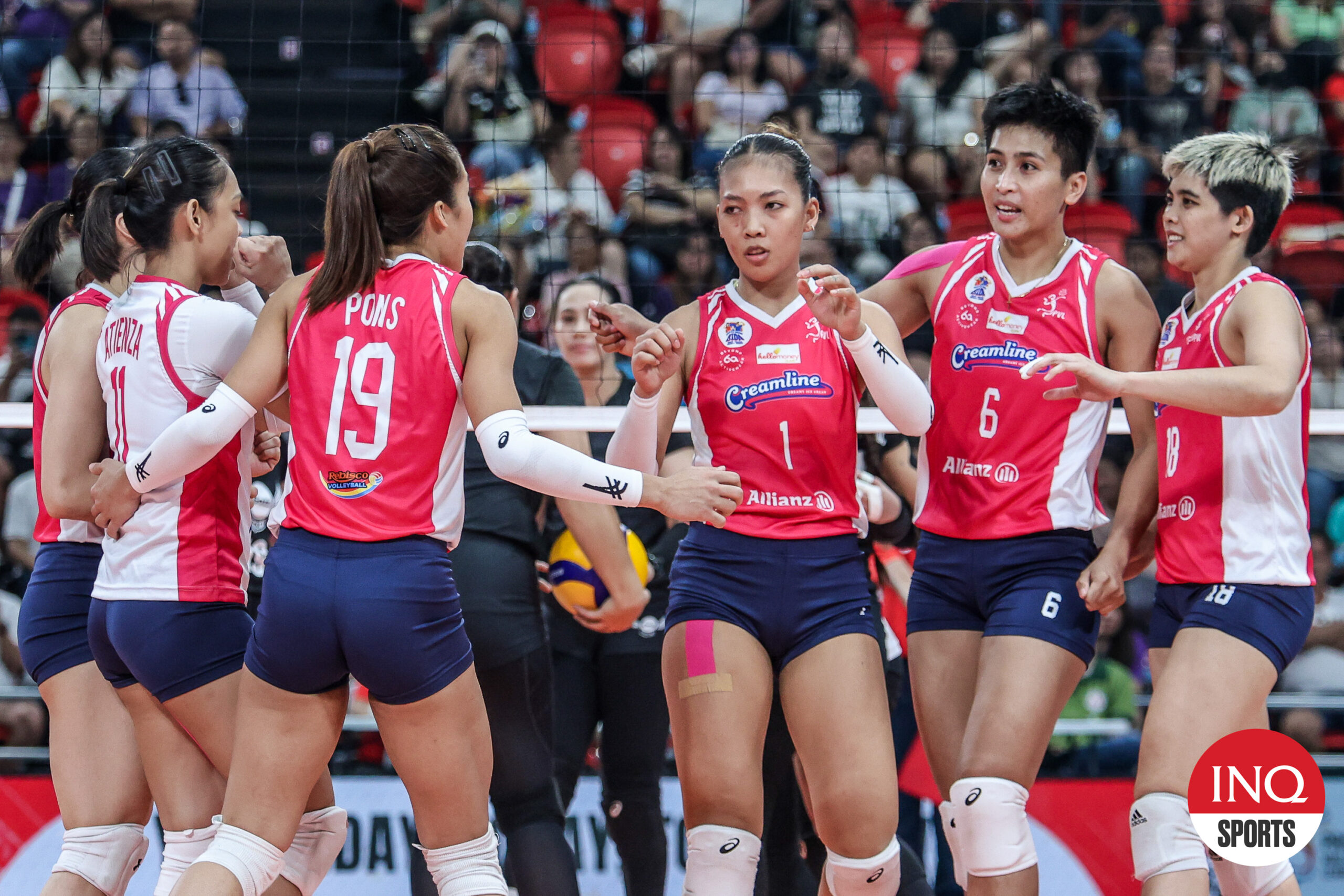 pvl: creamline keeps title defense alive with win over petro gazz