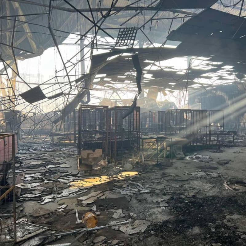 russia destroys depot of nova poshta delivery company in odesa, hundreds of parcels incinerated