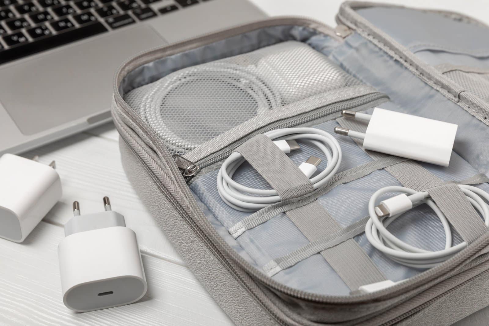 <p class="wp-caption-text">Image Credit: Shutterstock / Avocado_studio</p>  <p>Use sealable snack bags to organize small items like cables, adapters, and other electronics to keep them from tangling or getting lost.</p>