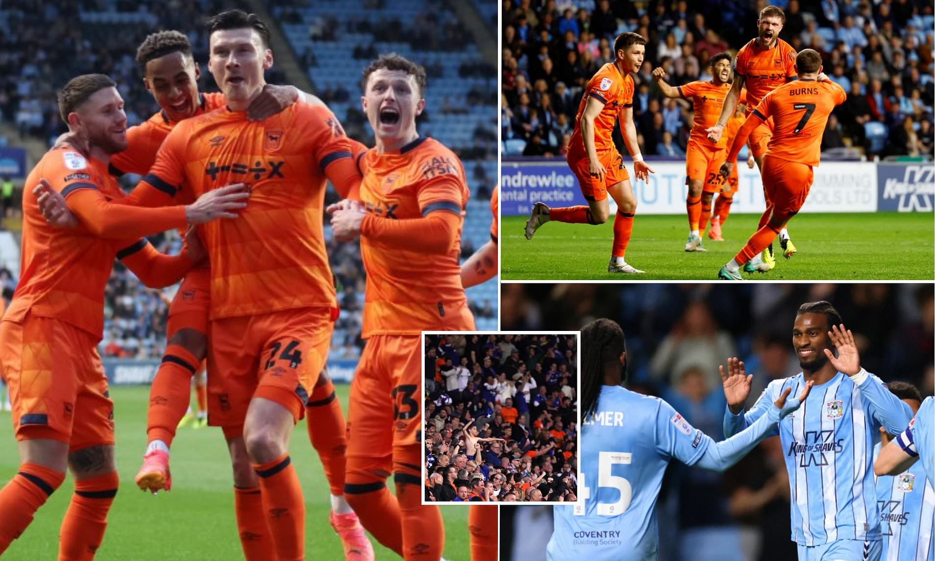 Coventry 1-2 Ipswich: Tractor Boys Step One Foot Closer To Promotion