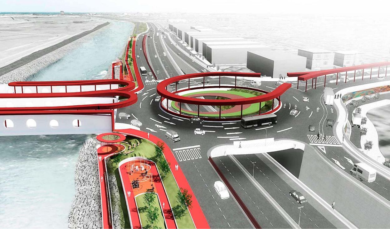 esta es la nueva vía expresa que se construirá en lima: tendrá pistas elevadas y conectará con el aeropuerto