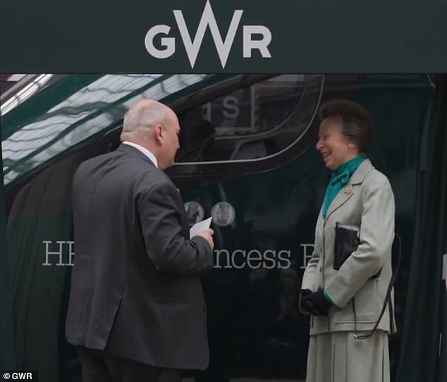 princess anne has a great western railway train named after her