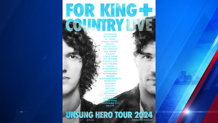 Grammy award winning duo for KING + COUNTRY kick off tour in Evansville