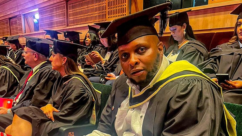 floyd shivambu gets second masters degree from the university of london