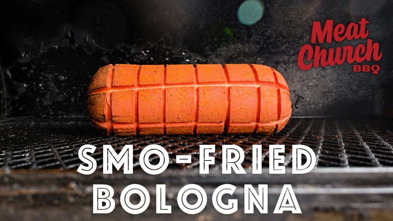 Smoke bologna and build a crispy fried sandwich masterpiece