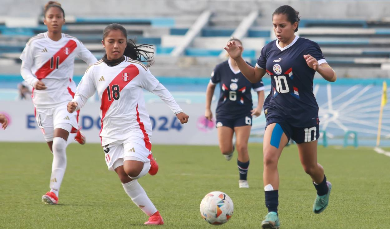 ¡sigue sin ganar! perú empató 2-2 con paraguay sub-20 y quedó cerca de la eliminación del torneo femenino