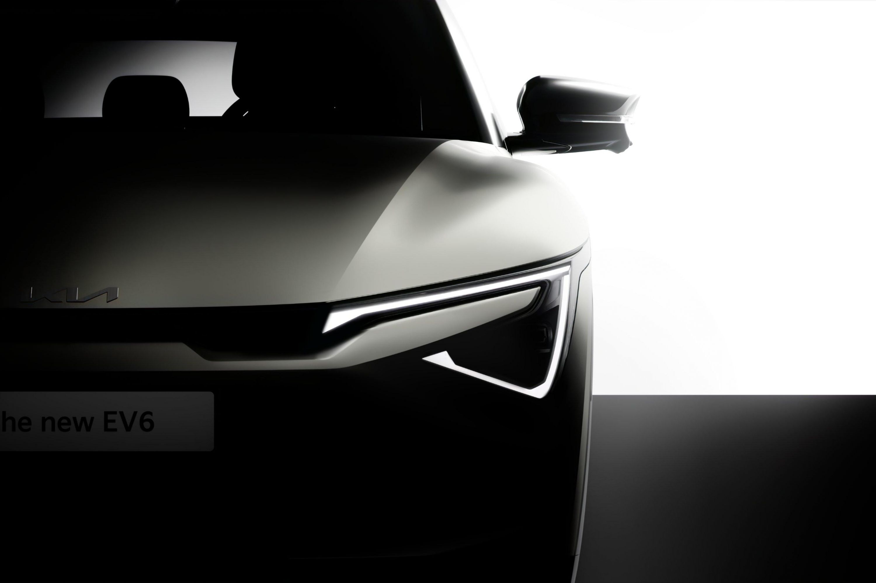 android, 2025 kia ev6: imminent update teased with sharper styling