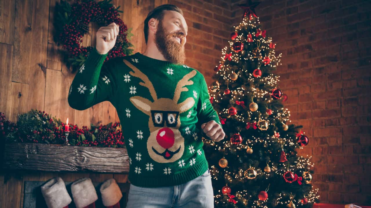 <p>Founded by two friends from college, Tipsy Elves sweaters became an overnight success after appearing on Shark Tank and receiving a $100,000 investment from Robert Herjavec. </p><p>The multi-million dollar company offers quirky and unique designs for holiday sweaters that have become a must-have for any ugly sweater party.</p>