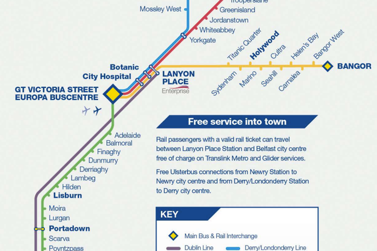 Ten train stations between Lisburn and Belfast Lanyon Place closing for ...