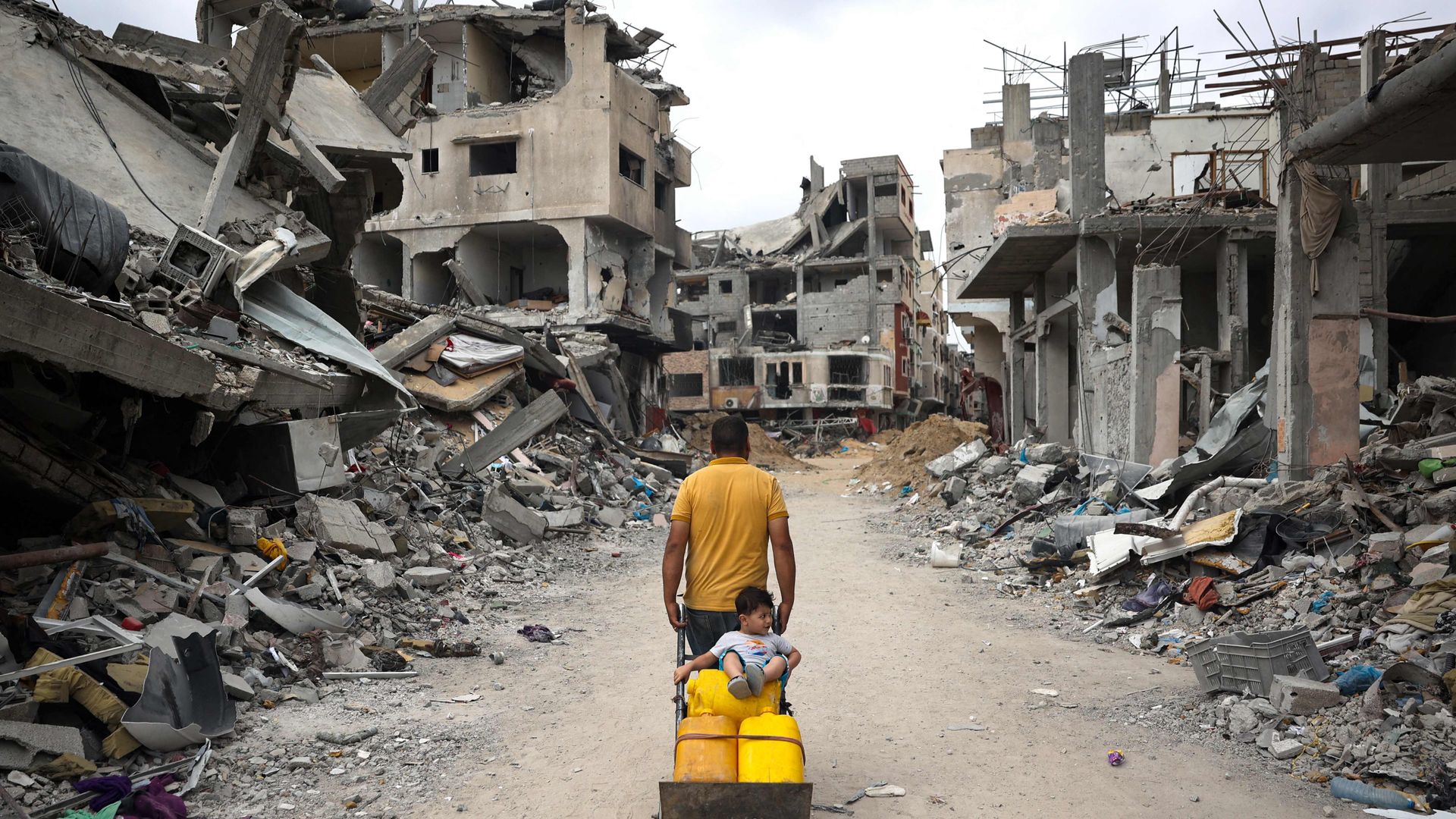 israel-gaza-krieg: 37 millionen tonnen trümmer im gazastreifen