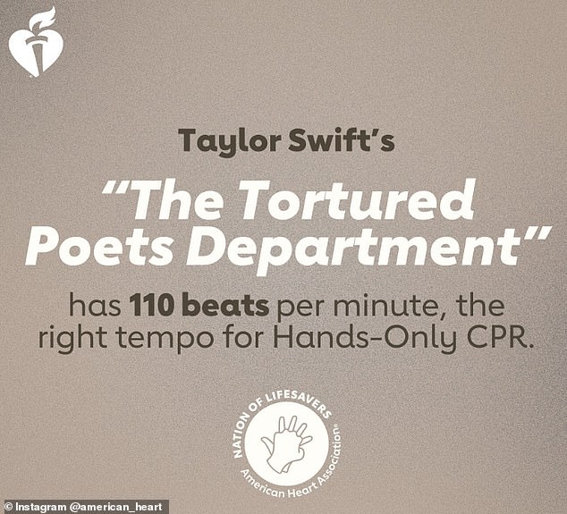 taylor swift song provides the perfect beat for performing cpr