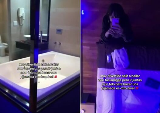 tres amigas hicieron pijamada en un motel y se viralizaron en tiktok: “es otro nivel”