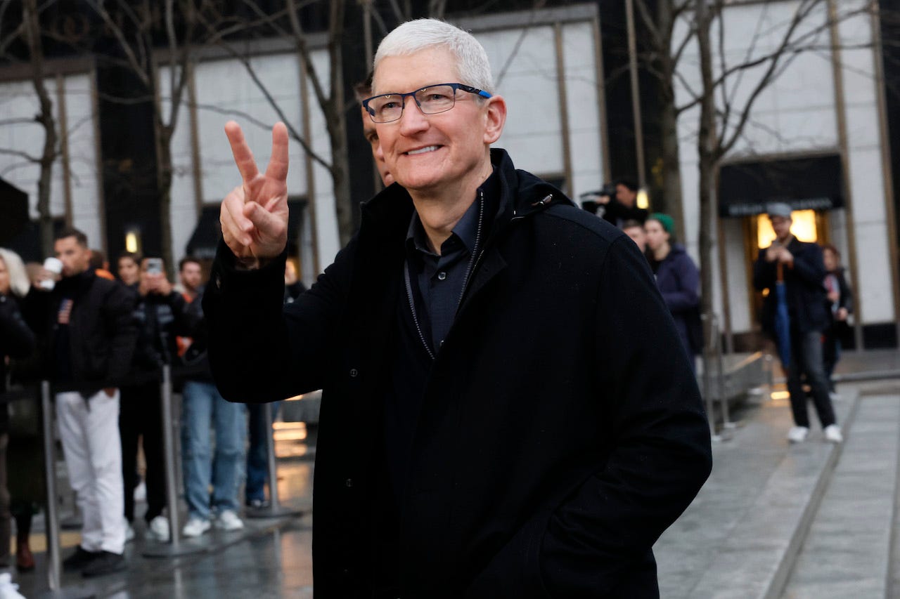 Apple earnings results Tim Cook announces biggestever stock buyback