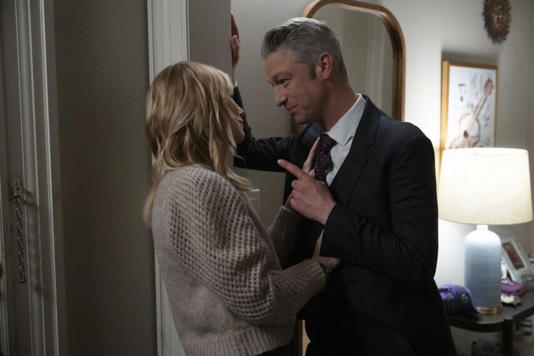 Kelli Giddish as Det. Amanda Rollins, Peter Scanavino as A.D.A Dominick 