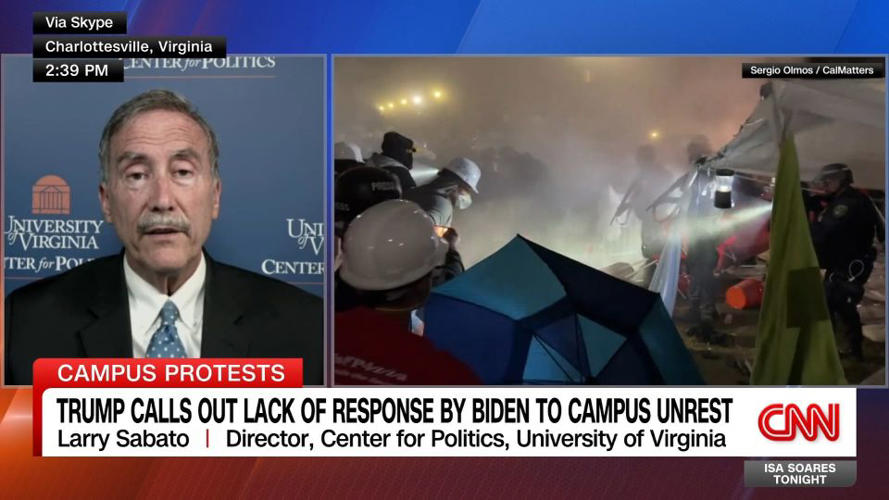 Trump Calls Out Lack of Response To Campus Unrest From Biden