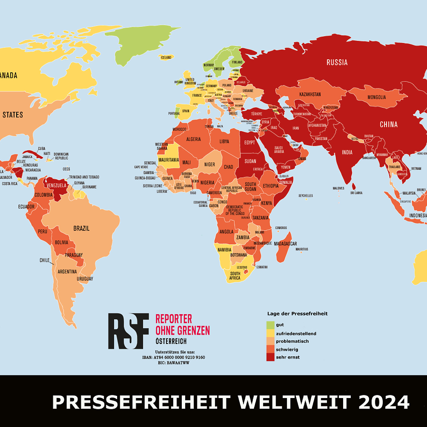 pressefreiheits-index: österreich rutscht auf platz 32 ab