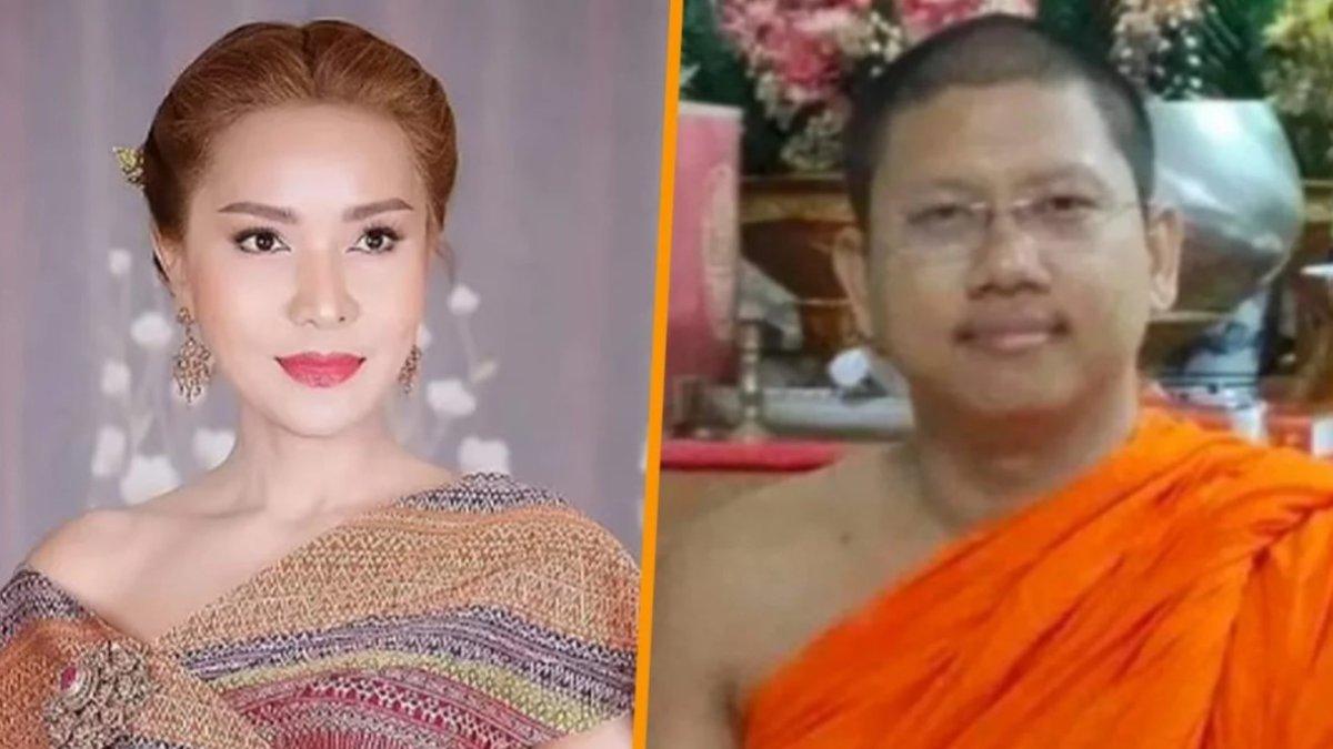viral skandal politisi wanita kepergok selingkuh dengan anak adopsi yang seorang biksu,suami murka