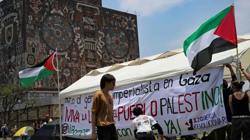 mexique : un campement pro-palestinien s’installe dans la plus grande université du pays