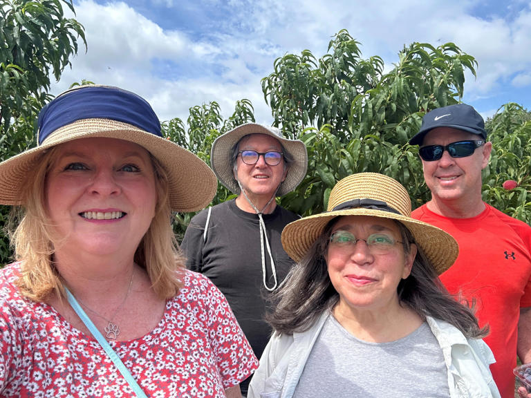 Suzy Leonard, front left, and her husband, Steve, back right, were joined by friends Ann Maloney and Colley Charpentier on recent Space Coast-inspired journeys, reminding Leonard that sometimes, it's easy to forget just how much the area has to offer.