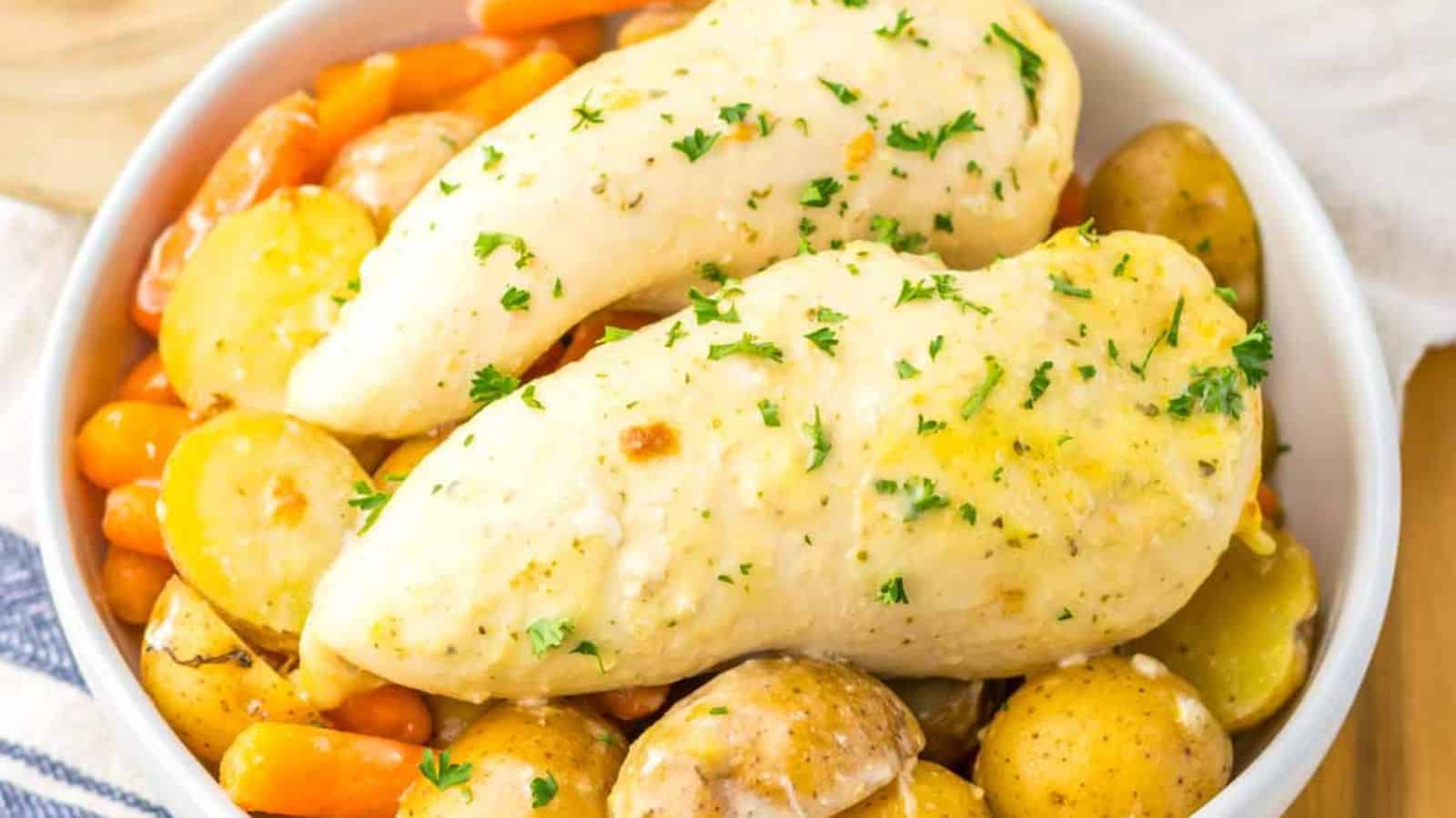 <p>For a set-it-and-forget-it type of meal, our Slow Cooker Ranch Chicken is the answer! The chicken comes out flavored with ranch, moist and tender. It's the hands-off hero for a busy day. A dish this easy and delicious will become a new household staple.<br><strong>Get the Recipe: </strong><a href="https://www.pocketfriendlyrecipes.com/slow-cooker-ranch-chicken/?utm_source=msn&utm_medium=page&utm_campaign=msn">Slow Cooker Ranch Chicken</a></p> <p>The post <a href="https://easyindiancookbook.com/chicken-dishes-family-begging-for-more/">17 Chicken Dishes That'll Have Your Family Begging For More</a> appeared first on <a href="https://easyindiancookbook.com">Easy Indian Cookbook</a>.</p>