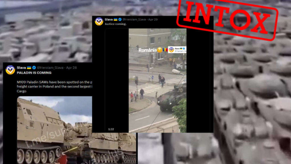 ces images ne montrent pas des convois de véhicules militaires destinés à l’ukraine