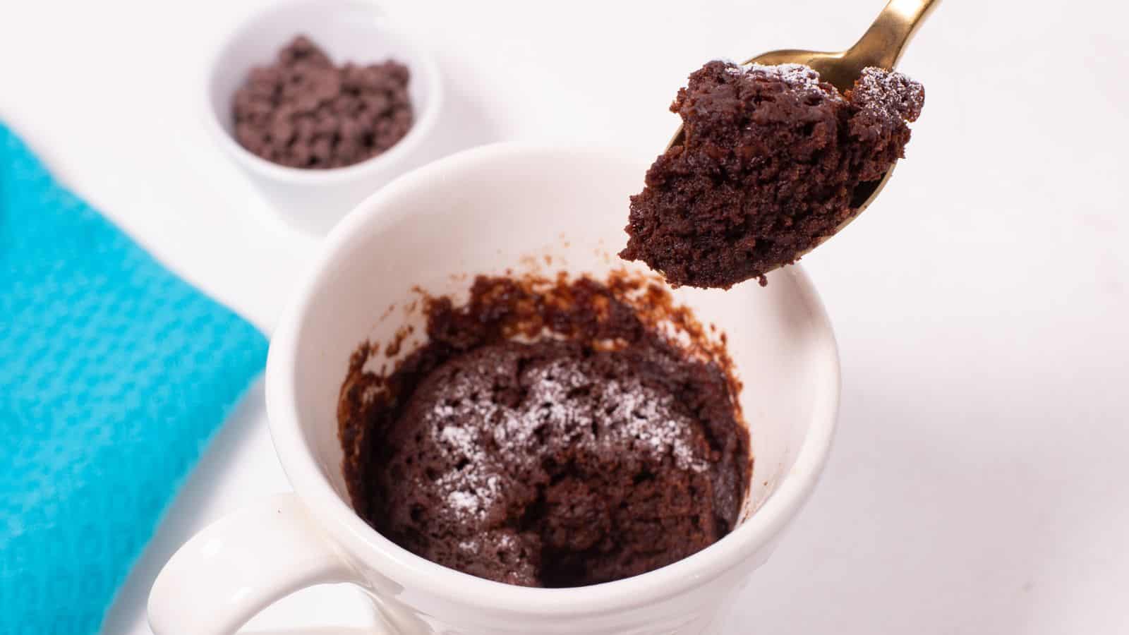 <p>Indulge in a rich and decadent chocolate mug cake for a single serving treat. Quick to make and requiring minimal ingredients, it’s a convenient option for satisfying your chocolate cravings. Whether for a quick dessert or a midnight snack, this mug cake delivers on flavor without the need for extensive baking.<br><strong>Get the Recipe: </strong><a href="https://littlebitrecipes.com/chocolate-mug-cake/?utm_source=msn&utm_medium=page&utm_campaign=msn">Best Chocolate Mug Cake</a></p>