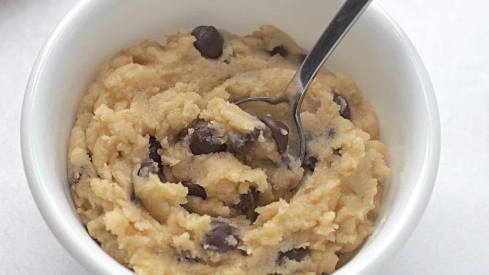 <p>This edible cookie dough is perfect for satisfying your sweet cravings in a single serving. Quick and easy to make, it’s a convenient option for a guilt-free indulgence. With its buttery flavor and chunks of chocolate, it’s a delightful treat that’s sure to please cookie dough lovers of all ages. Whether for a snack or dessert, this edible cookie dough is sure to hit the spot.<br><strong>Get the Recipe: </strong><a href="https://littlebitrecipes.com/single-serving-cookie-dough/?utm_source=msn&utm_medium=page&utm_campaign=msn">Edible Single Serving Cookie Dough</a></p>