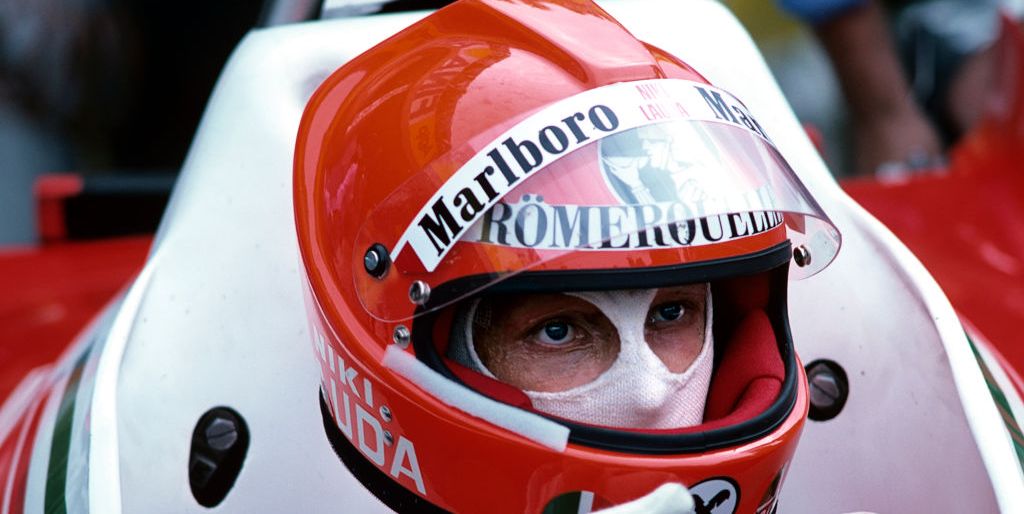 the helmet from niki lauda's infamous crash is up for auction